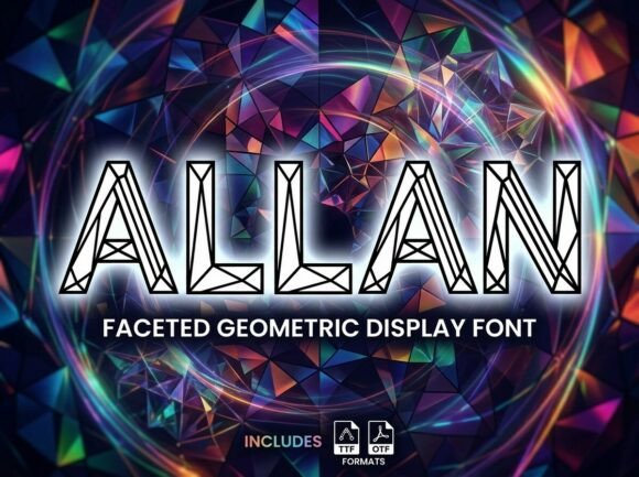 Allan: A Modern Display Font for Polished Branding