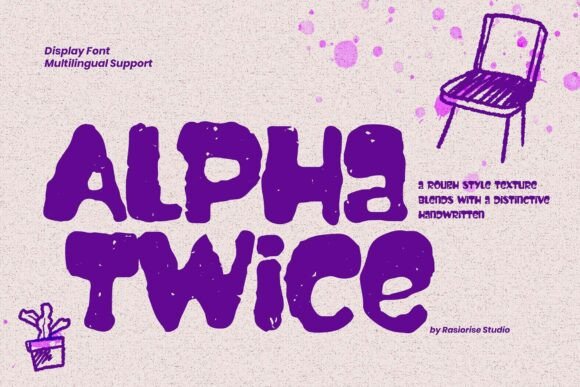 Alpha Twice: A High-Impact Display Font for Digital Creativity