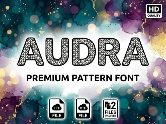 Audra: A Luxurious Display Font for Creative Makers
