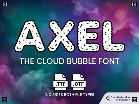 Axel: A Whimsical Display Font for Creative Projects