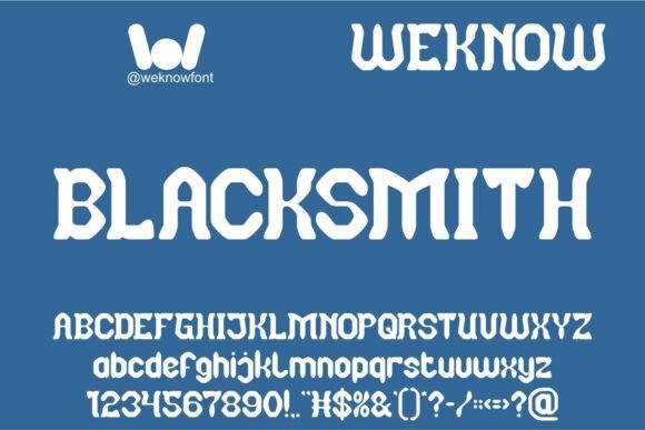 Blacksmith: A Sturdy Display Typeface for Bold Visual Identity