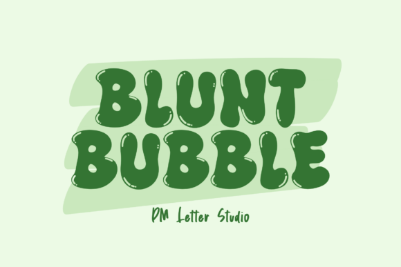 Blunt Bubble: A Playful Chunky Display Font for Bold Web Design