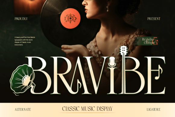 Bravibe Font for Timeless Craft Projects
