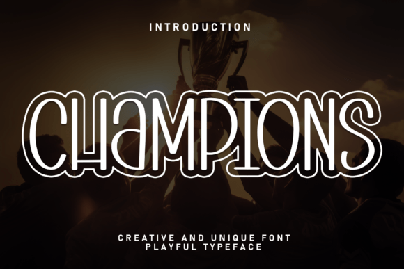 Champions Display Font for Branding and Design Projects