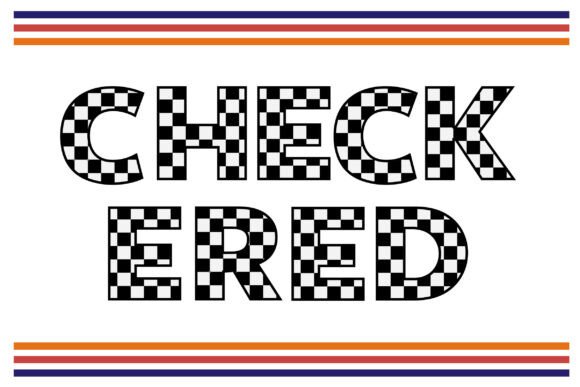 Checkered: A High-Velocity Display Font for Bold Branding