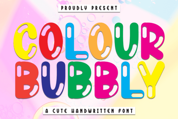 Colour Bubbly: A Joyful Display Font for Digital Creativity