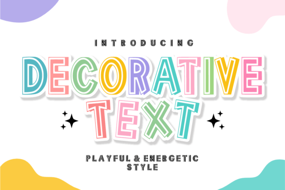 Decorative Text for Bold Branding and Eye-Catching Designs