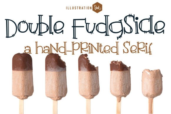 Double Fudgiscle: A Whimsical Font for Your Brand’s Visual Identity