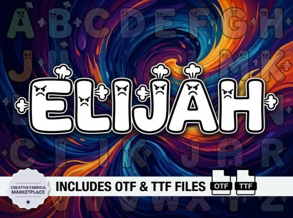 Elijah: A Fiery Font for Bold Creative Projects