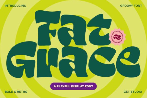Fat Grace: A Playful Display Font for Creative Publishing