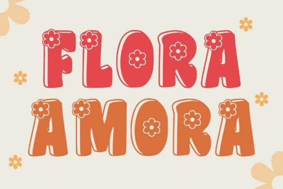 Flora Amora Font for Vibrant Branding and Digital Creativity