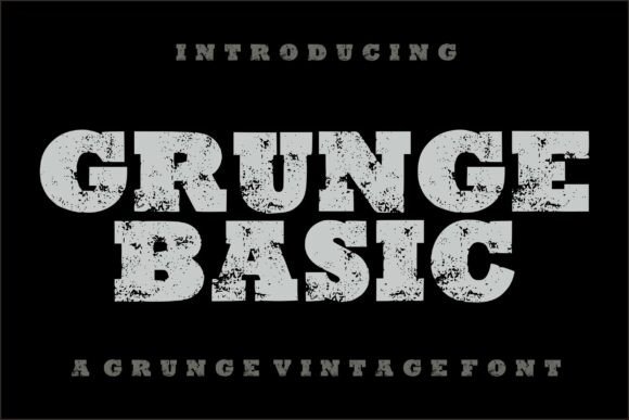 Grunge Basic for Bold Web Typography