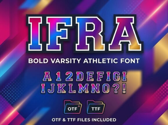 Ifra: A Bold Display Font for Professional Branding