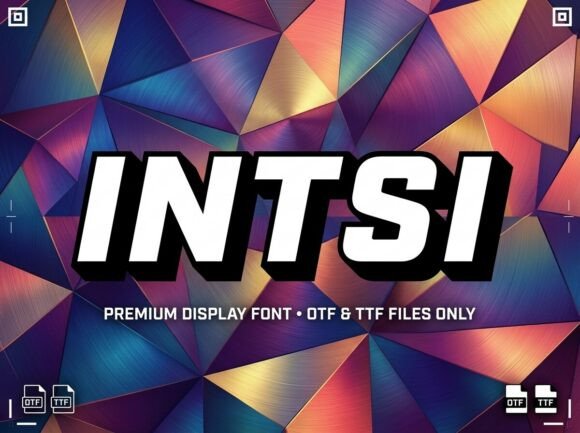 Intsi: A Sporty-and-Sturdy Display Typeface
