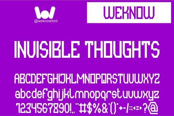 Invisible Thoughts Font Review for Modern Branding