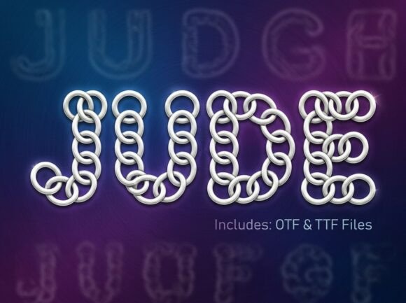 Jude: A Bold Display Font for Handmade Creations