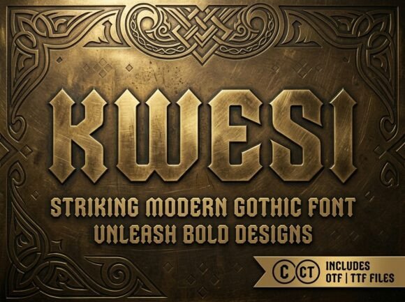 Kwesi – A Bold Display Font for Impactful Web Design