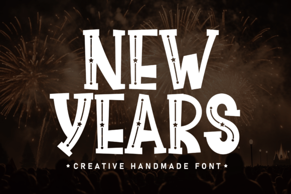 New Years Display Font for Bold Branding