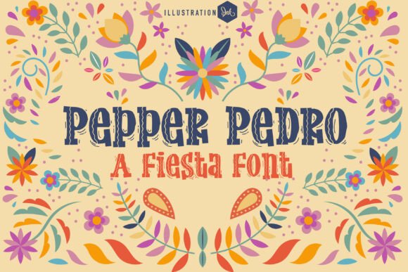 Pepper Pedro: A Zestful Display Font for Business Branding