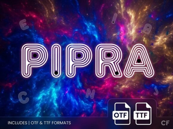 Pipra: The Display Font That Elevates Your Campaigns