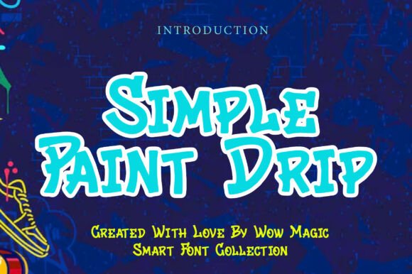 Simple Paint Drip Font for Bold Editorial Design