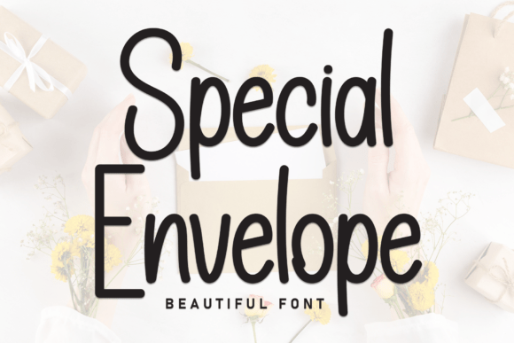 Special Envelope Font for Cozy Branding and Engaging Campaigns