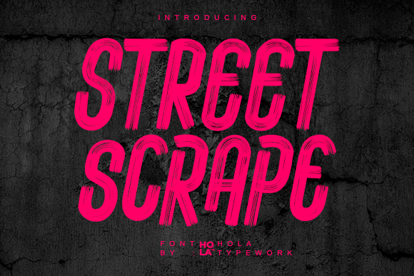 Street Scrape Font for Bold Branding and Urban Style
