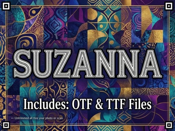 Suzanna Serif Font for Timeless Editorial Design